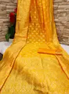 Lemon Colour VT Designer Art Silk Fastival Wear Saree 05L